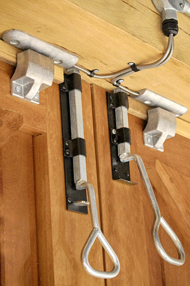 Internal Door Locks And Alarm Connection
